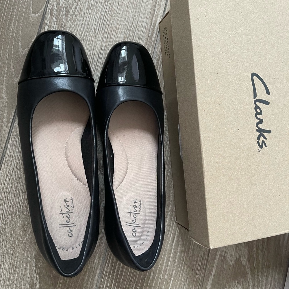 Clarks Black Shoes
